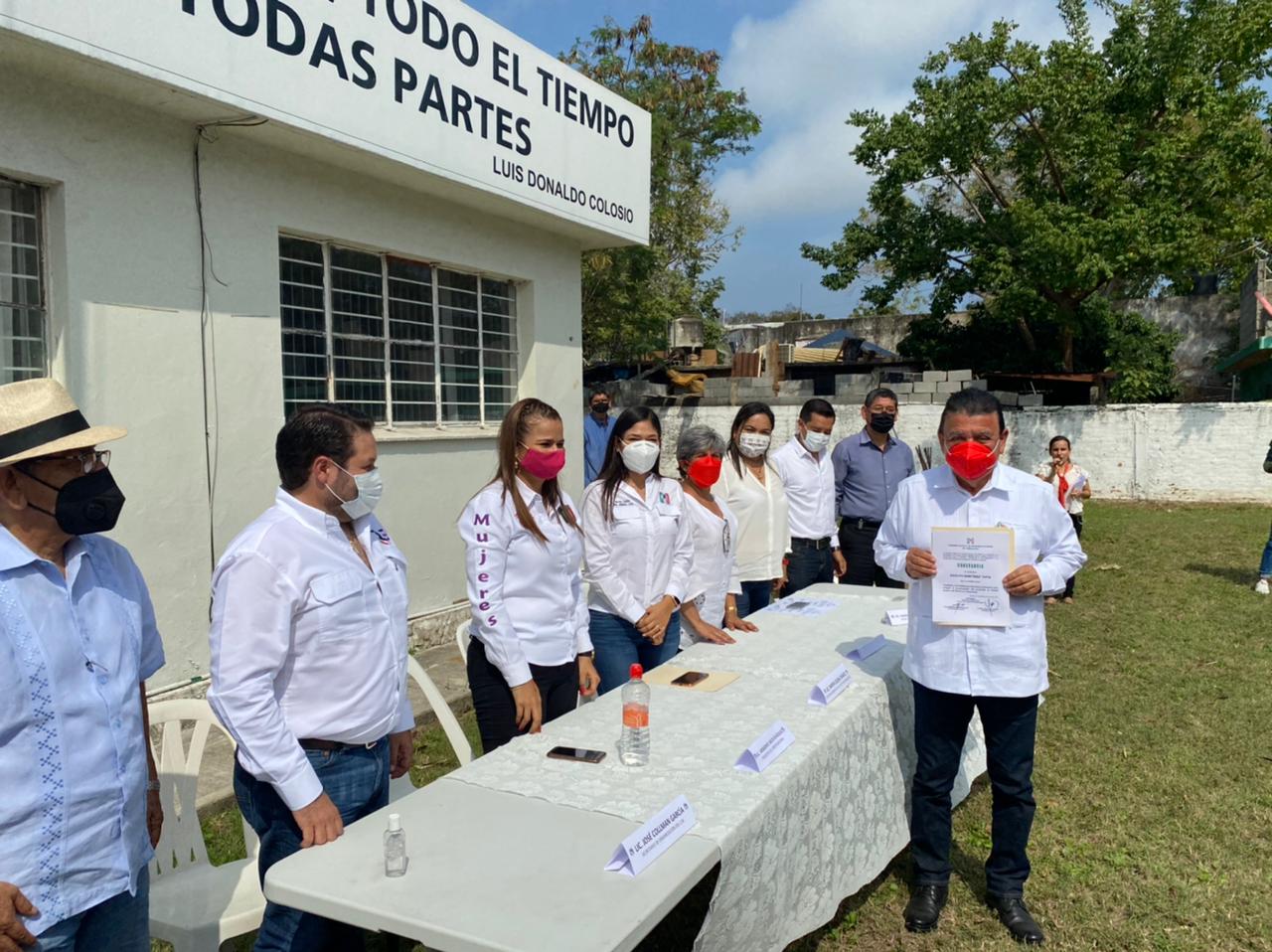Listos en el PRI de Ciudad Madero para pintar de verde, blanco y rojo la presidencia municipal.