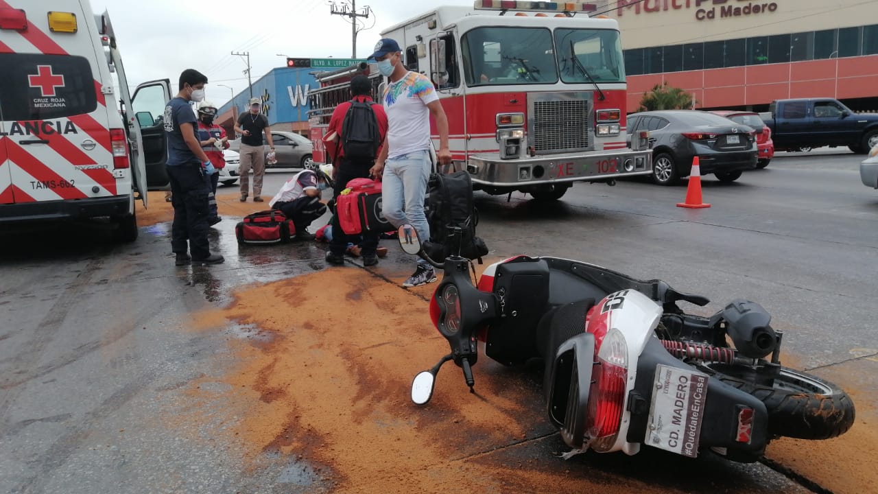 AUMENTA ÍNDICE DE ACCIDENTES DE MOTOCICLISTAS.