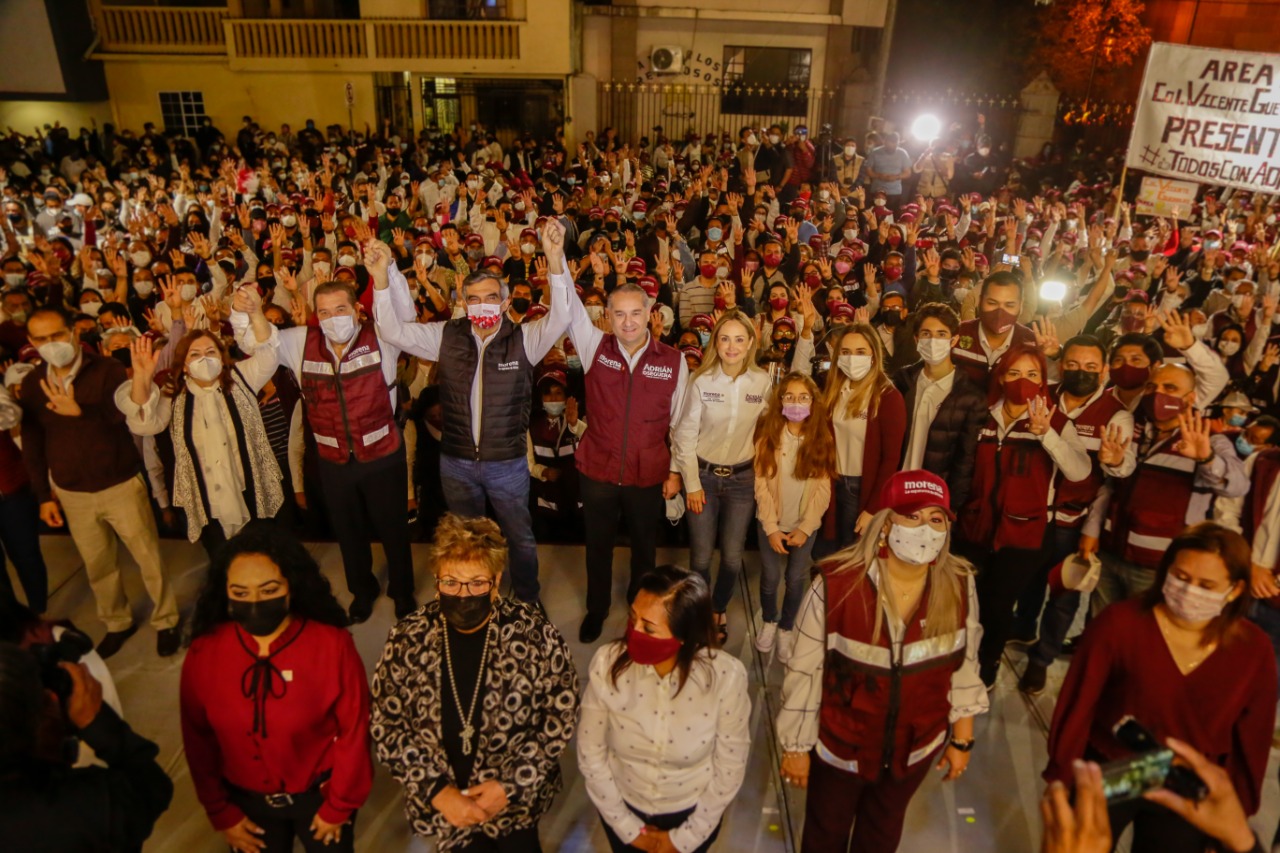 HISTÓRICO ARRANQUE DE CAMPAÑA DE ADRIÁN OSEGUERA