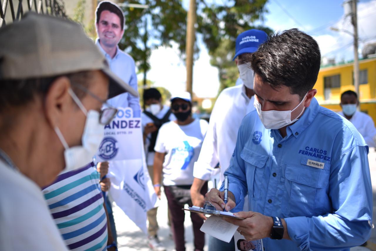 UNA POLÍTICA CERCANA DEMANDA MADERO: CARLOS FERNANDEZ.