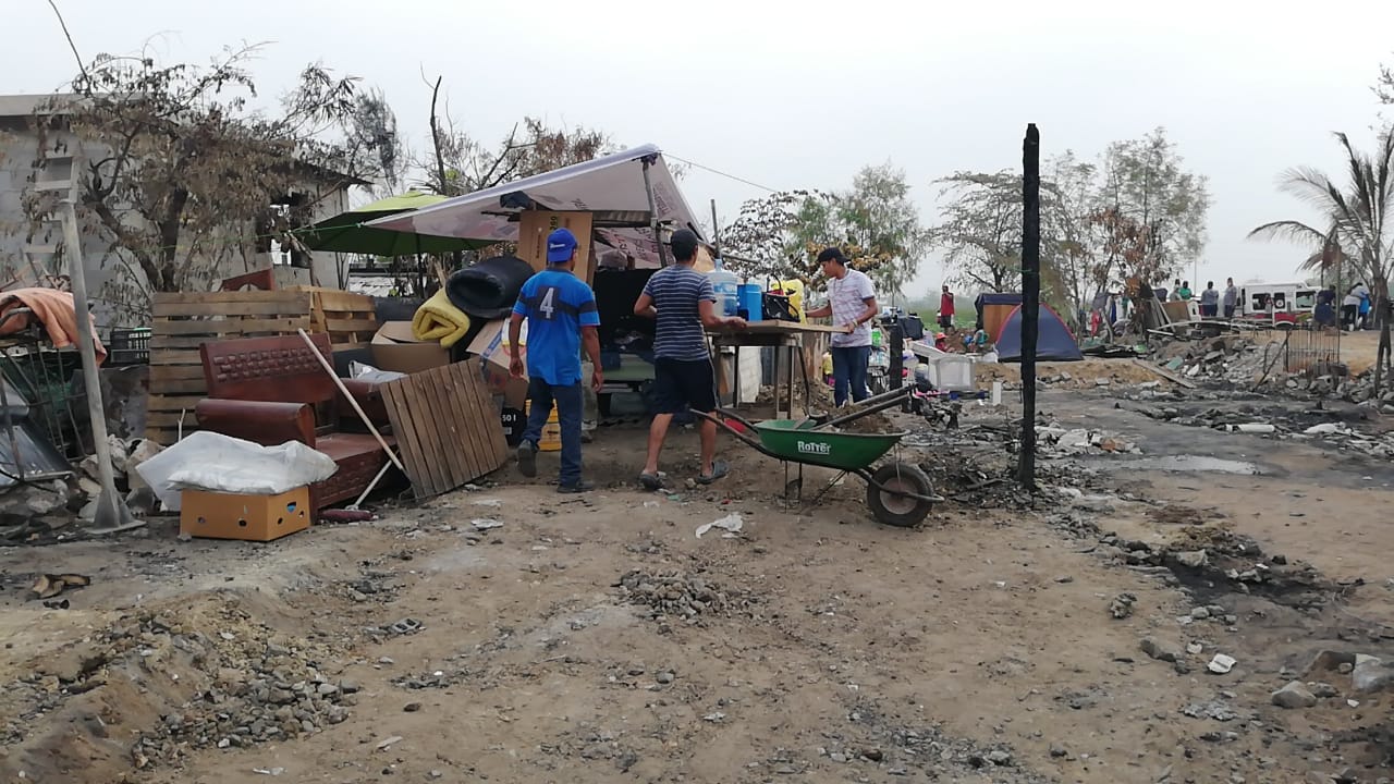 AFECTADOS POR INCENDIOS TEMEN SER VÍCTIMAS DE ROBO.