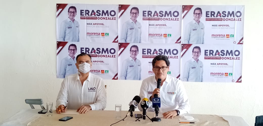 VACUNAS ANTICOVID NO SERÁN BANDERA POLÍTICA: ERASMO GONZÁLEZ.