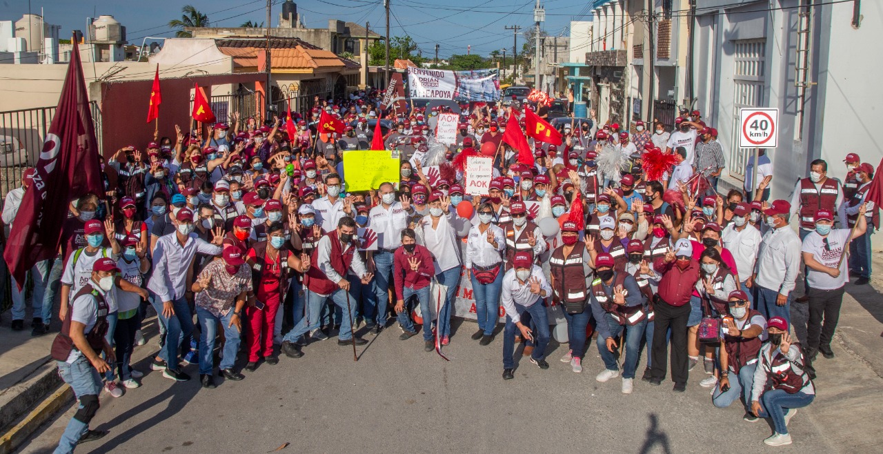 OSEGUERA SIGUE ARRASANDO EN CIUDAD MADERO.