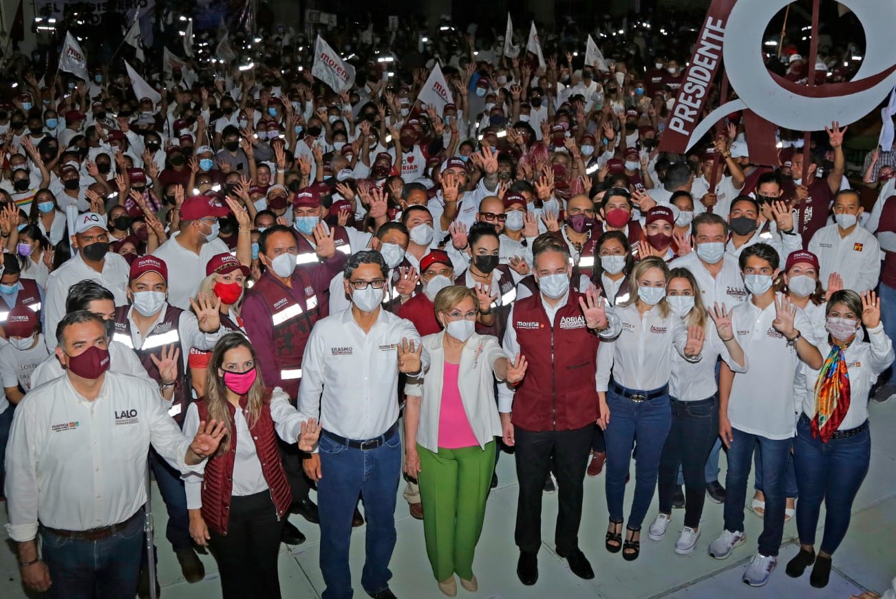 ARRASA ADRIÁN OSEGUERA EN CIERRE DE CAMPAÑA.