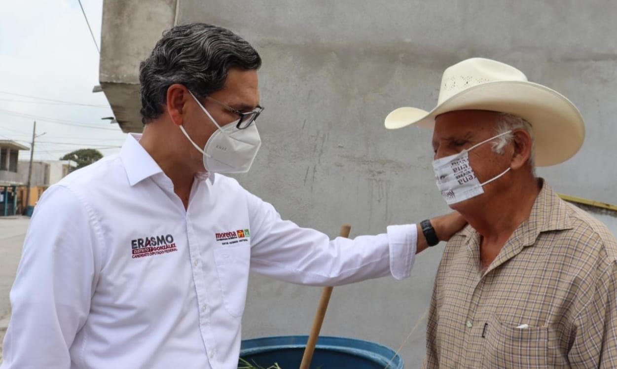 MORENA VA ARRIBA, SE RESPIRA LA TRANSFORMACIÓN EN TAMAULIPAS: ERASMO GONZÁLEZ ROBLEDO.