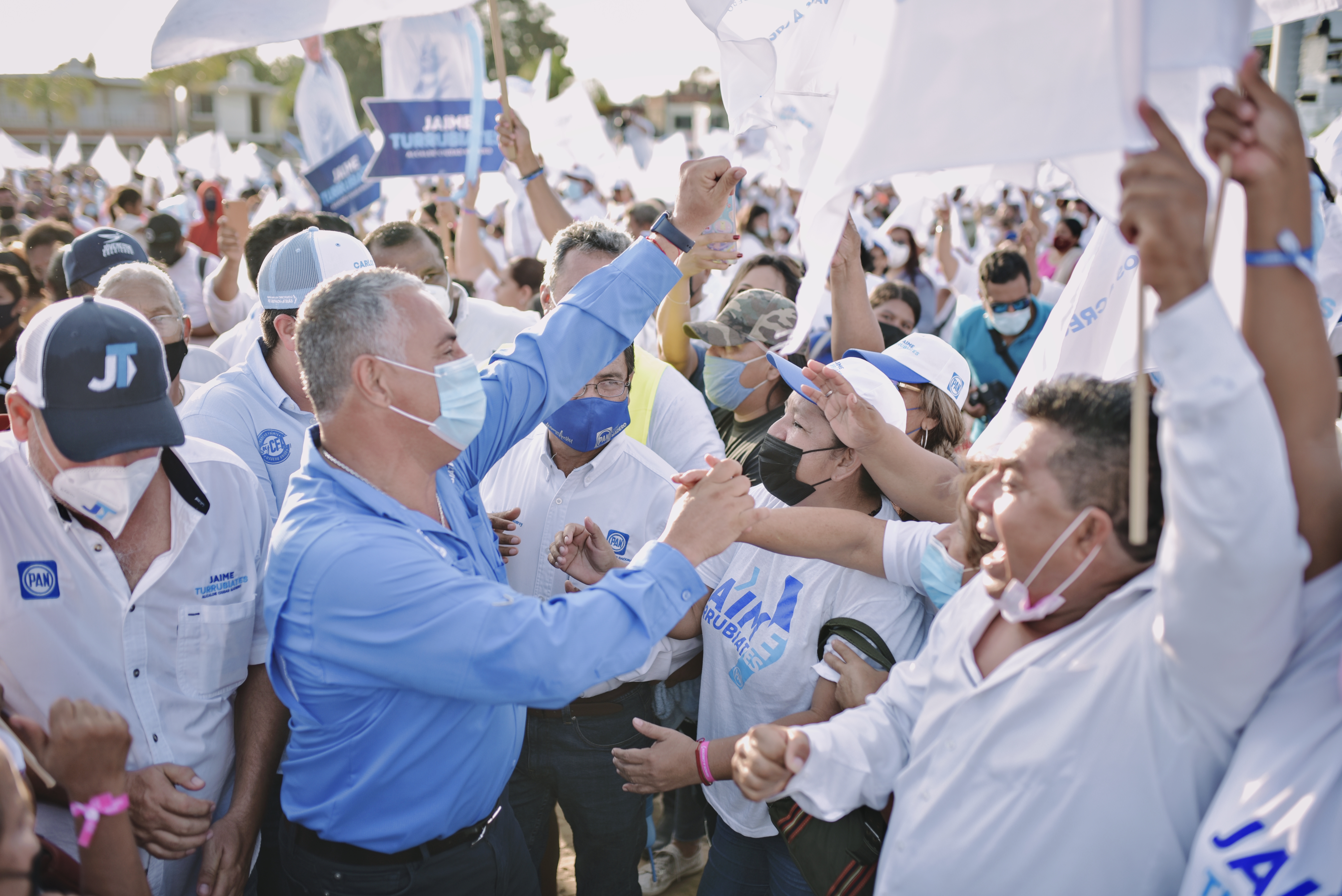 JUNTOS YA CONSTRUIMOS LA VICTORIA, VAMOS A RECUPERAR A CIUDAD MADERO: JAIME TURRUBIATES.