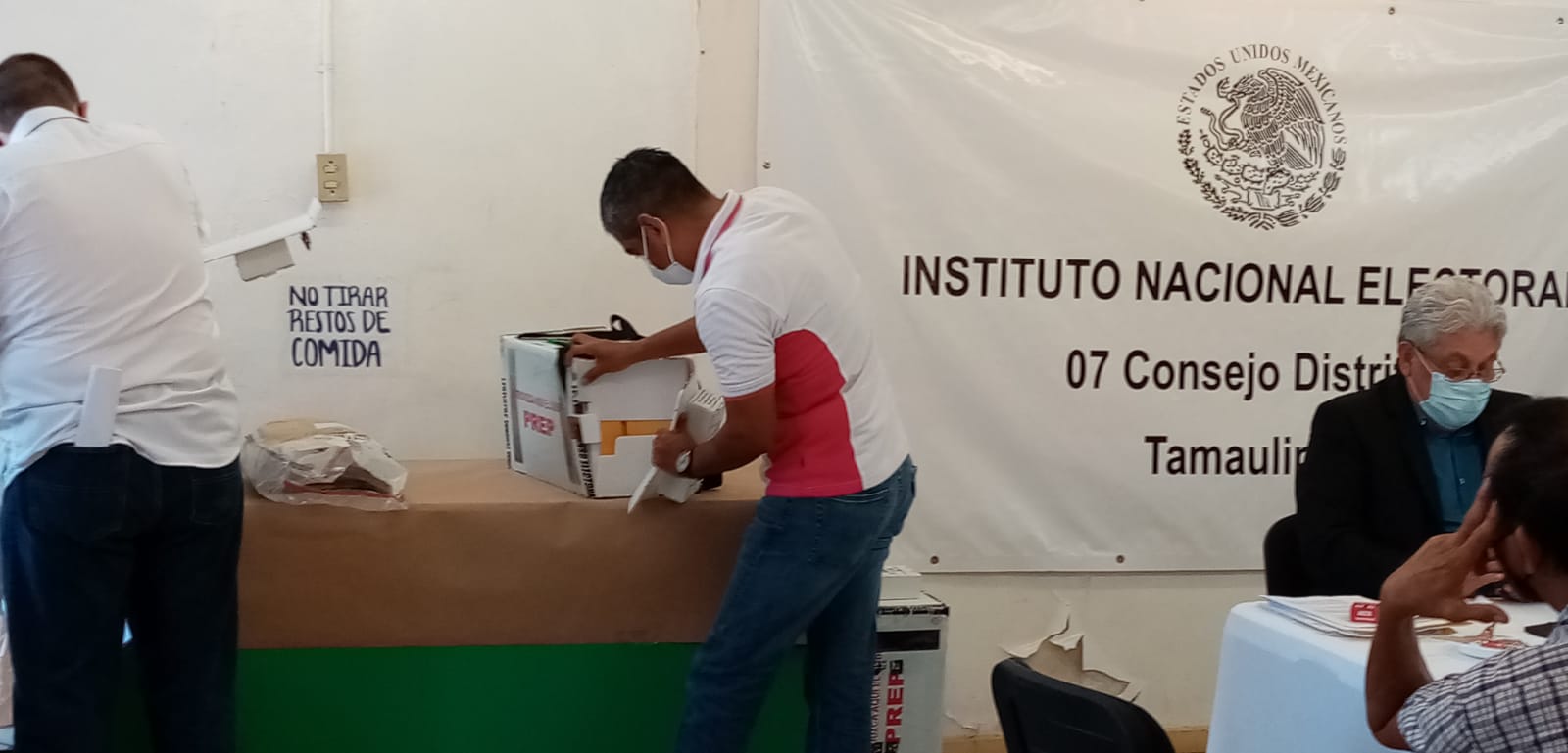 INE REALIZA SIN NOVEDAD RECUENTO DE 242 CASILLAS.