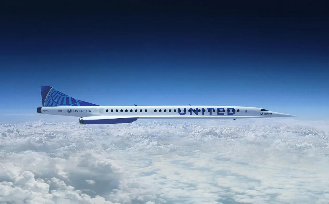 UNITED AIRLINES PROMETE AVIONES SUPERSÓNICOS PARA 2029: VOLARÁN DE LONDRES A NUEVA YORK EN MENOS DE CUATRO HORAS.