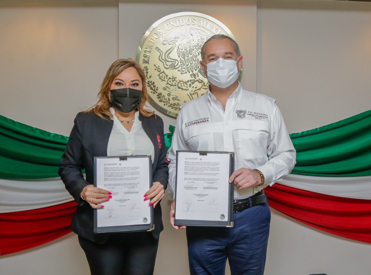 FIRMAN CONVENIO DE COLABORACIÓN GOBIERNO DE MADERO Y CECATI 71