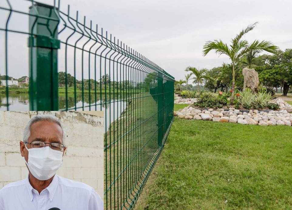 IMPORTANTE AVANCE EN CERCADO LAGUNARIO DE CIUDAD MADERO.