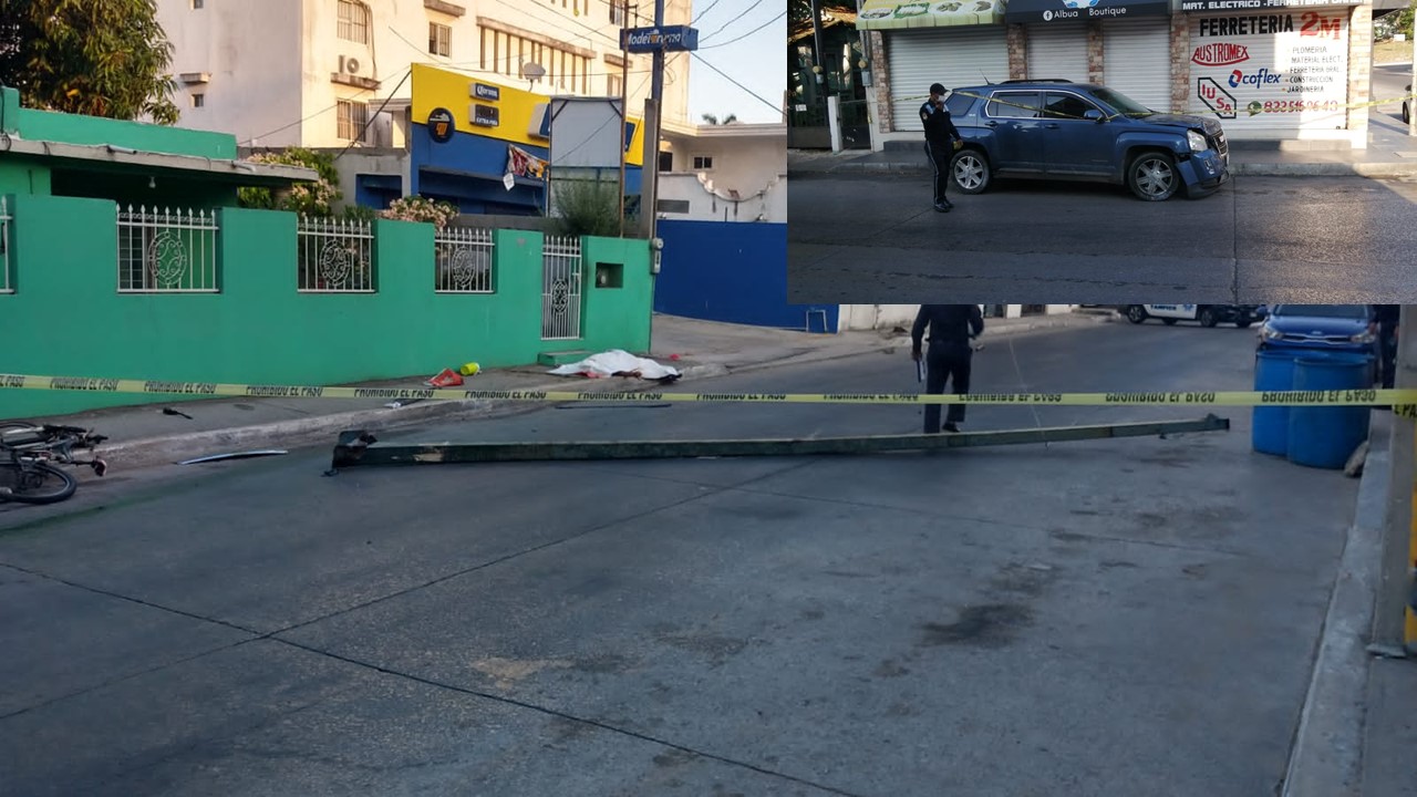 DERRIBA POSTE, ATROPELLA Y SE DA A LA FUGA DERRIBA POSTE, ATROPELLA Y SE DA A LA FUGA