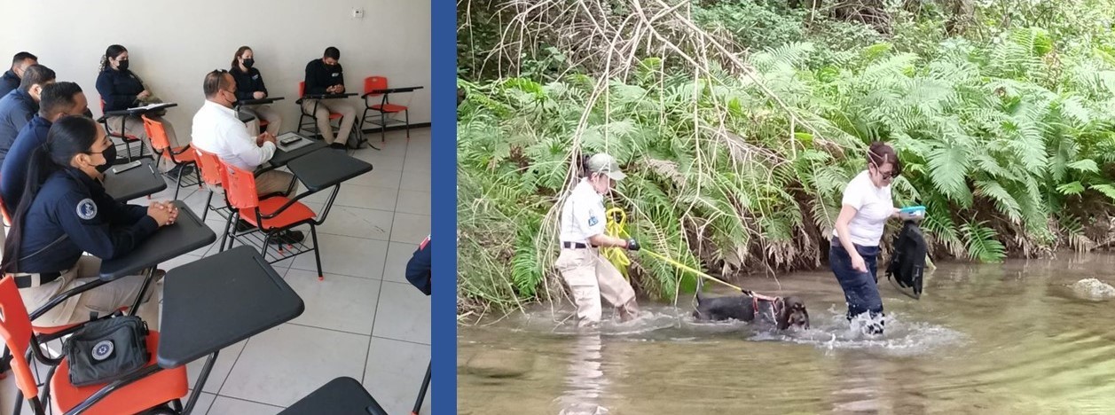 BINOMIOS CANINNOS RECIBEN CAPACITACIÓN