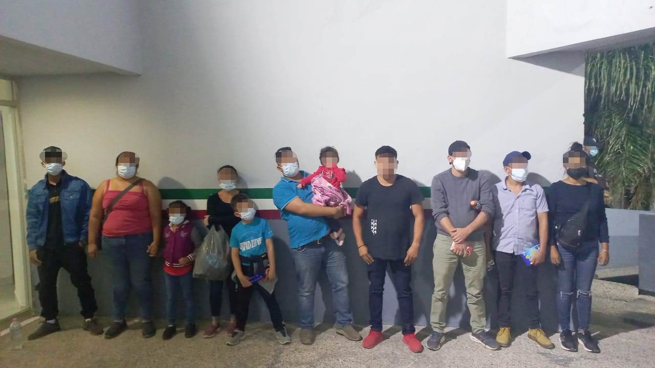 LIBERAN A ONCE MIGRANTES HONDUREÑOS EN VICTORIA