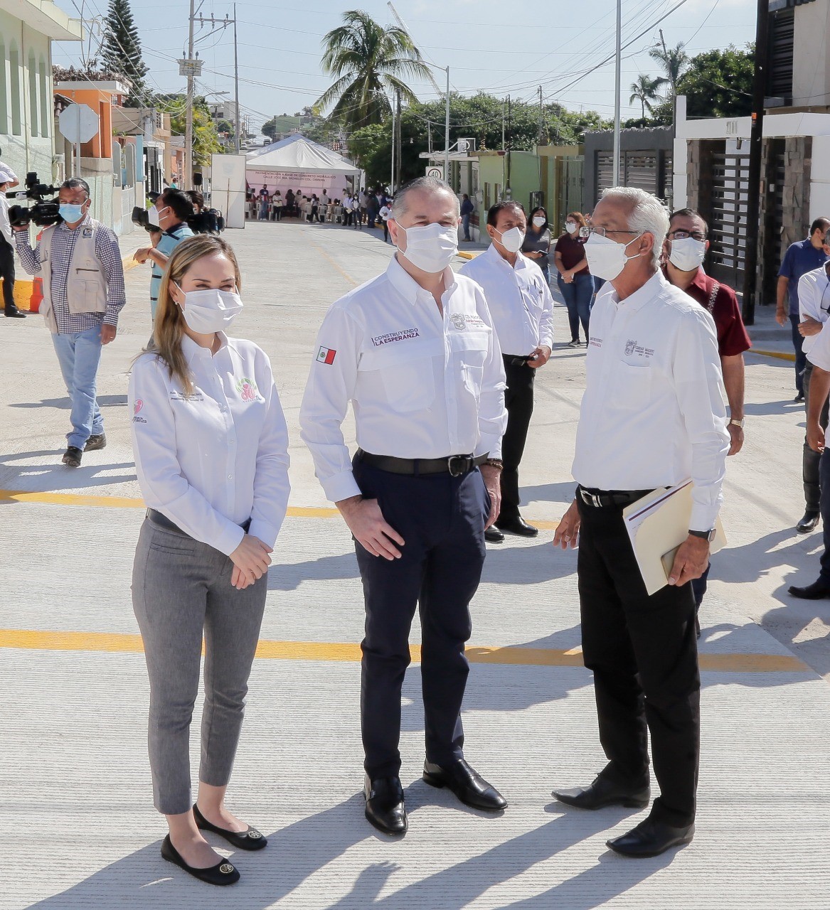 GOBIERNO DE MADERO ENTREGA MAGNA OBRA DE PAVIMENTACIÓN EN LA OBRERA