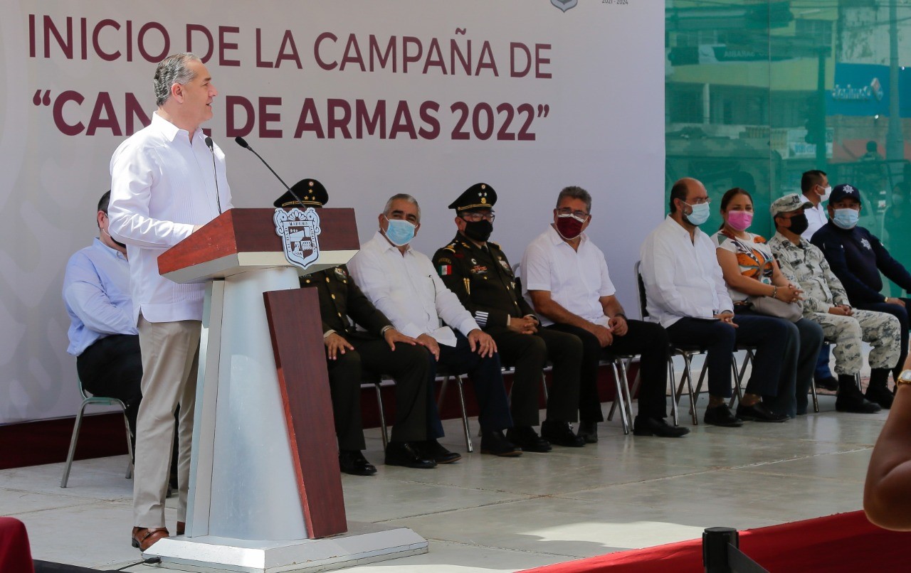 ARRANCA SEDENA Y GOBIERNO DE CIUDAD MADERO CAMPAÑA DE CANJE DE ARMAS 2022