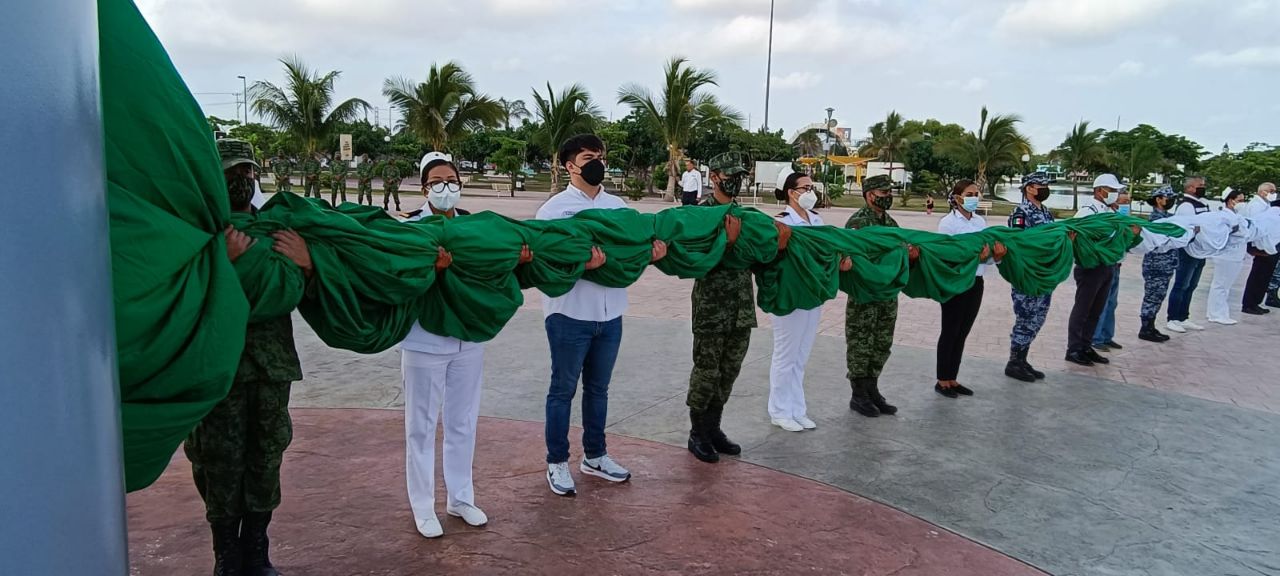 GOBIERNO DE MADERO Y SEDENA PROMUEVEN EL RESPETO A LOS SÍMBOLOS PATRIOS