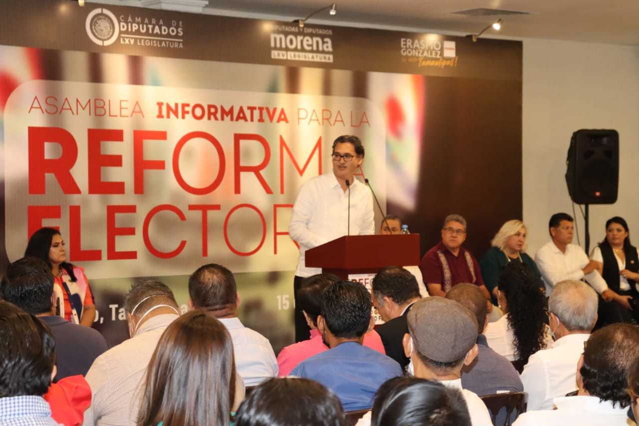 EN TAMAULIPAS SE RESPALDA LA REFORMA ELECTORAL.
