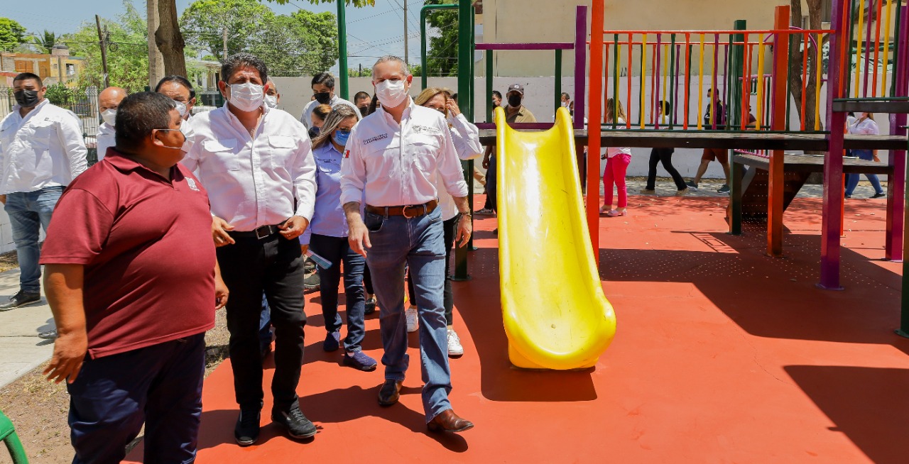 RECONSTRUYEN EL TEJIDO SOCIAL DE CIUDAD MADERO CON DIGNIFICACIÓN DE ESPACIOS PÚBLICOS