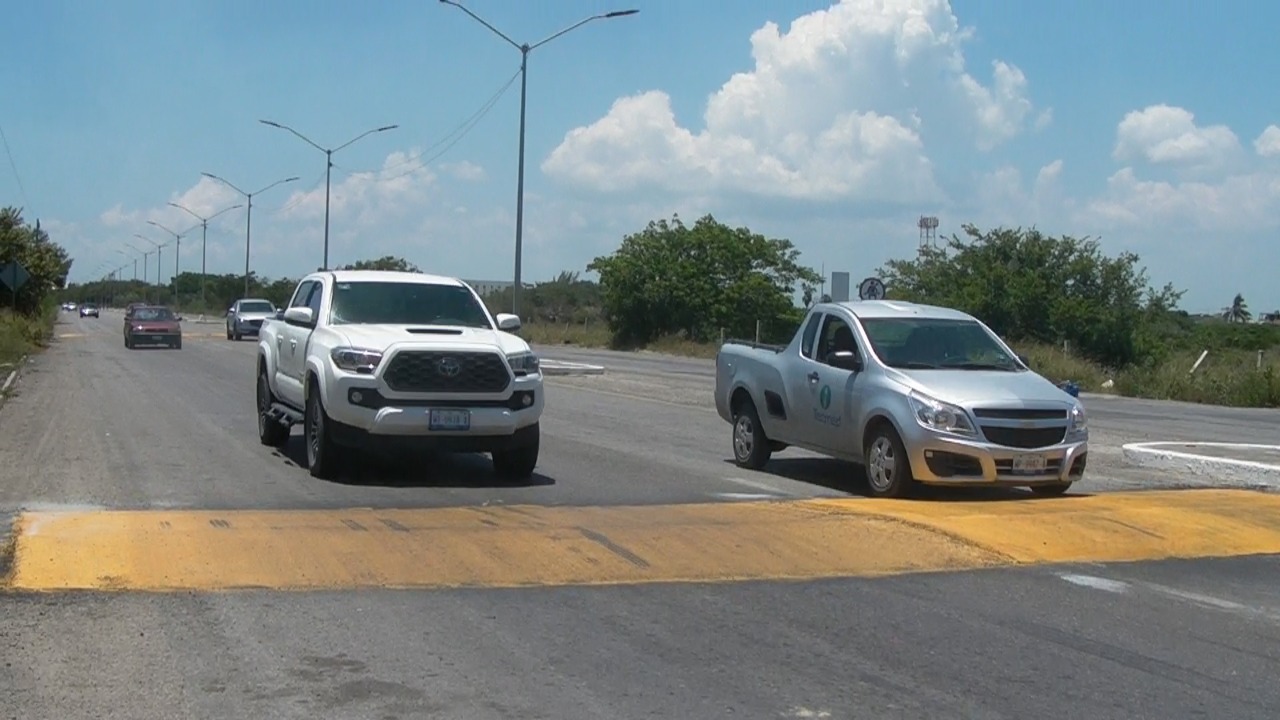 TOPES EN CORREDOR URBANO SON NECESARIOS.