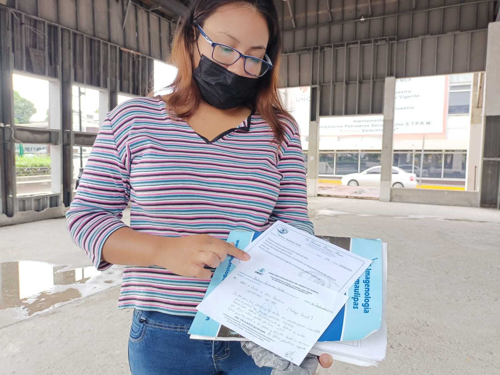 PIDEN APOYO PARA MENOR CON PROBLEMA VISUAL.