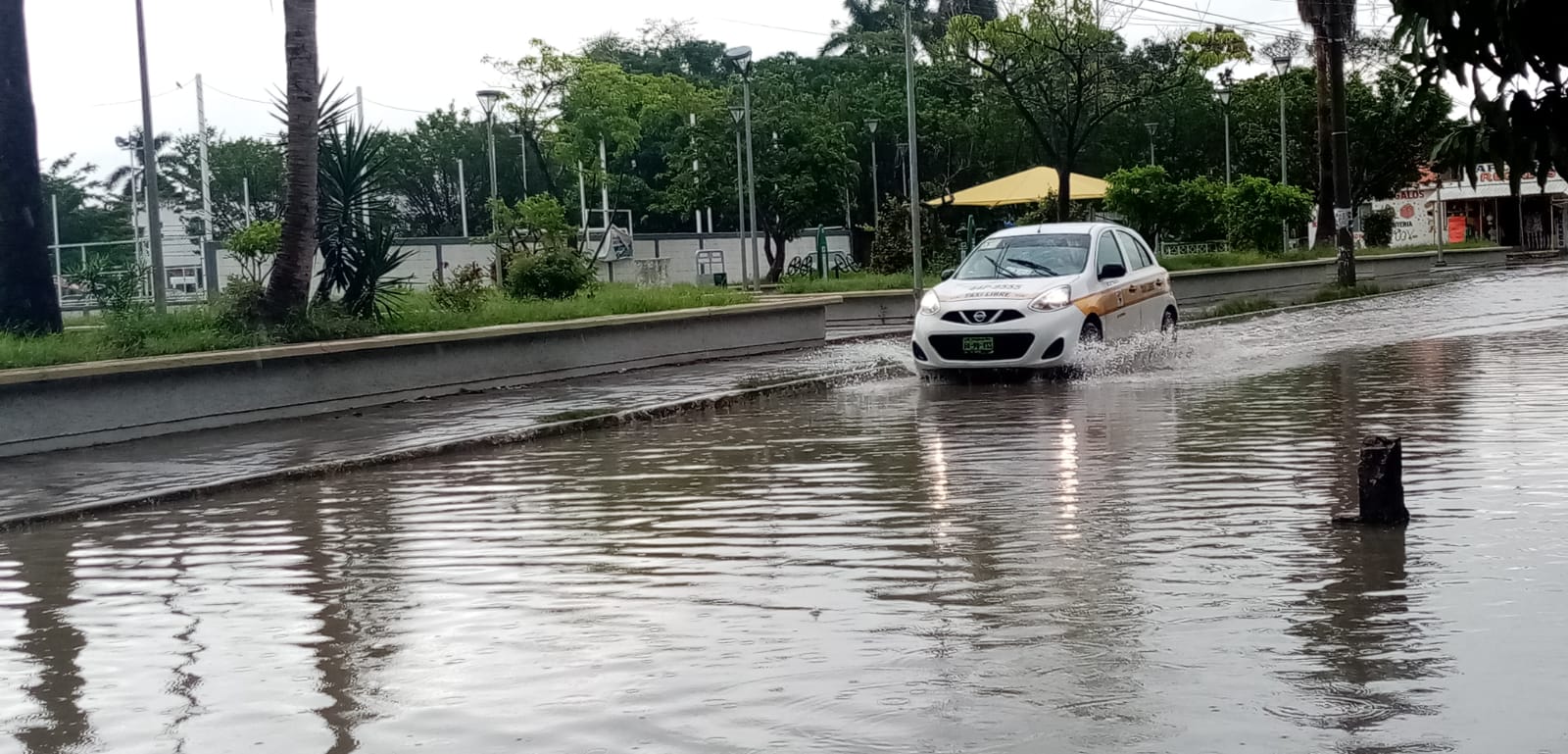 LLUVIAS AFECTAN 13 COLONIAS Y DEJAN PRÁCTICAMENTE SI CLASES A UNA PRIMARIA.