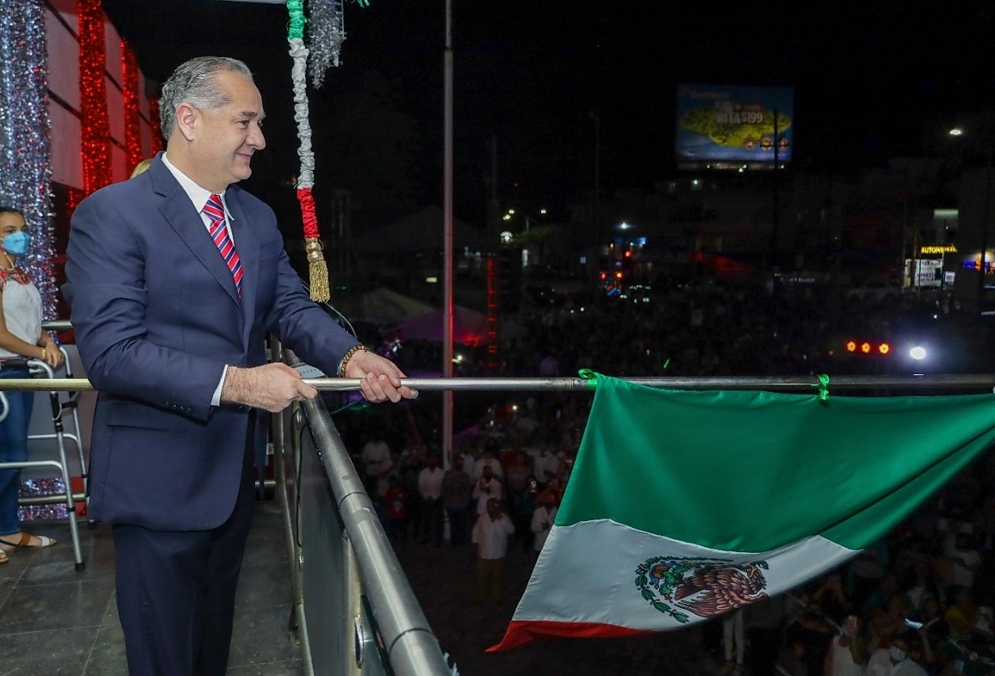 Vive Ciudad Madero el Grito de Independencia en su 212 Aniversario
