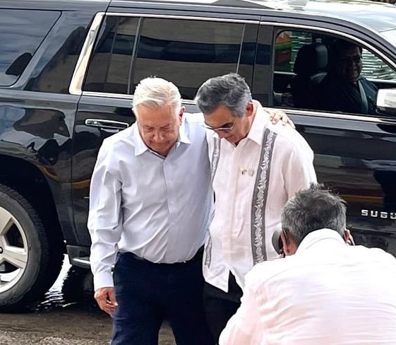 AMÉRICO TIENE TODO EL RESPALDO; “REGRESARÉ CON TODO EL GABINETE PARA APOYARLO”: AMLO