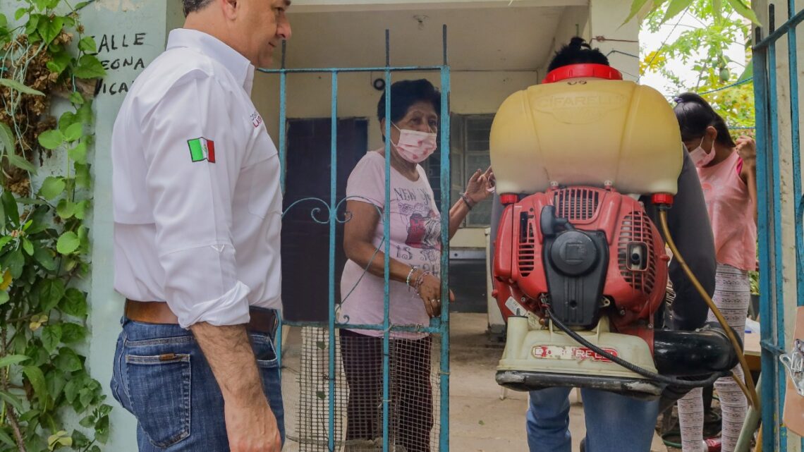 REDOBLAN ESFUERZOS PARA COMBATIR AL DENGUE EN CIUDAD MADERO