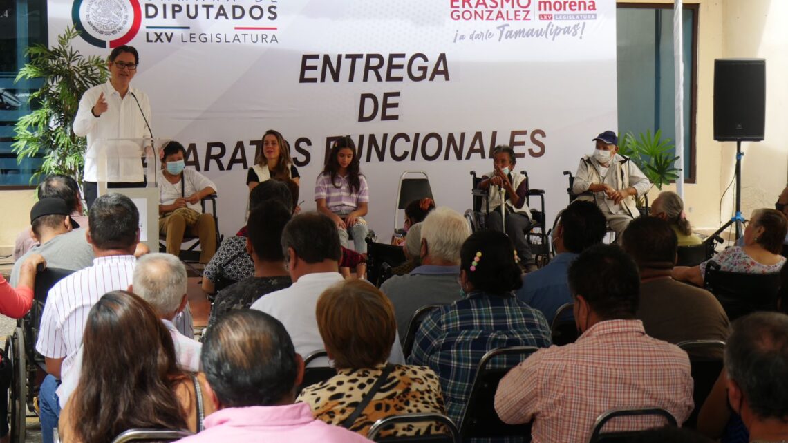 23 FAMILIAS BENEFICIADAS CON LA ENTREGA DE APARATOS FUNCIONALES