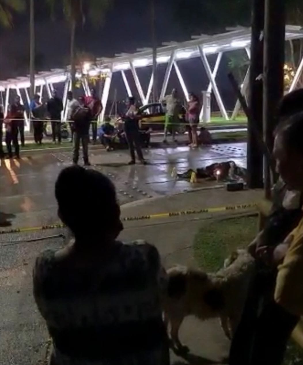 Auto Fantasma Arrolla a Madre e Hijo Frente a la Laguna del Carpintero.