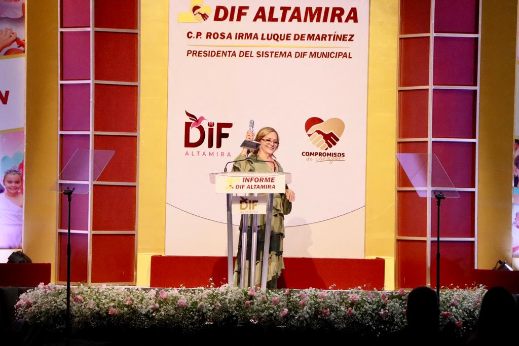 “DIF ALTAMIRA, EL BRAZO FUERTE DE LAS FAMILIAS Y EL DE LA CUARTA TRANSFORMACIÓN’’: ROSA IRMA LUQUE DE MARTÍNEZ “DIF ALTAMIRA, EL BRAZO FUERTE DE LAS FAMILIAS Y EL DE LA CUARTA TRANSFORMACIÓN’’: ROSA IRMA LUQUE DE MARTÍNEZ