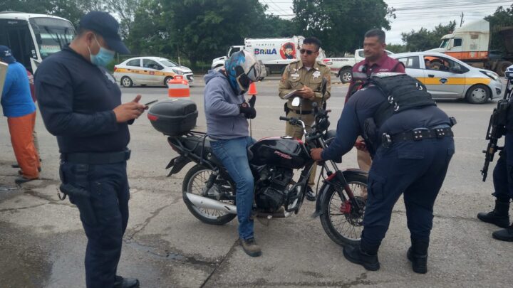 INICIA OPERATIVO DE CONCIENTIZACIÓN A MOTOCICLISTAS