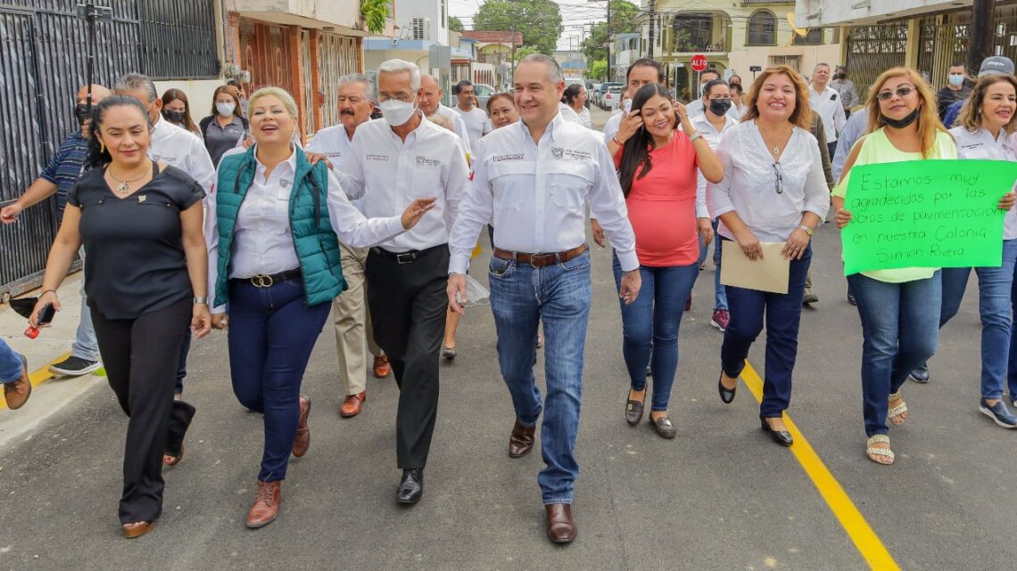 BIENESTAR Y DESARROLLO EN CIUDAD MADERO CON MÁS OBRAS DE PAVIMENTACIÓN