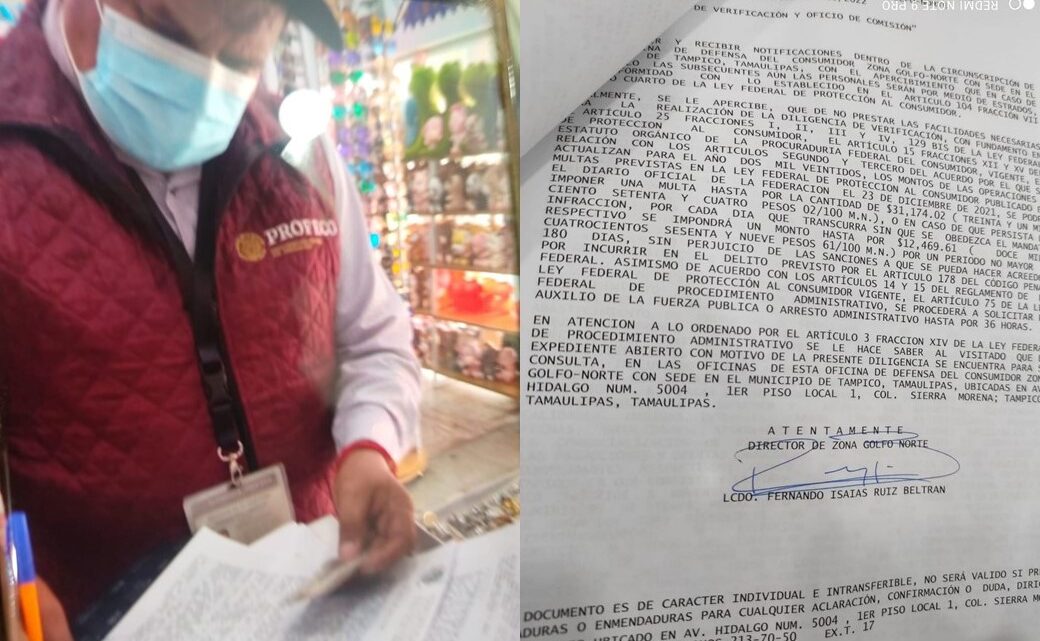 DENUNCIARÁN COMERCIANTES A PRESUNTO TRABAJADOR DE PROFECO.