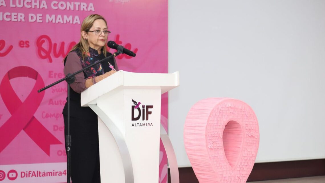 EFECTÚA DIF ALTAMIRA CONFERENCIA MAGISTRAL SOBRE PREVENCIÓN DEL CÁNCER DE MAMA