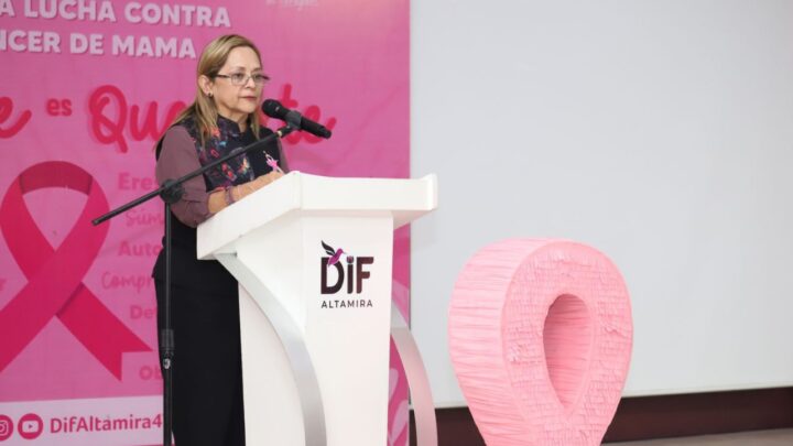 EFECTÚA DIF ALTAMIRA CONFERENCIA MAGISTRAL SOBRE PREVENCIÓN DEL CÁNCER DE MAMA