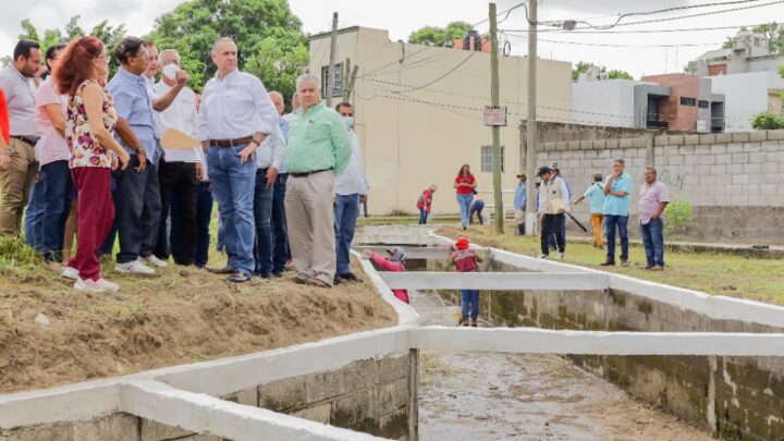 PERMANENTE LA LIMPIEZA DE CANALES EN CIUDAD MADERO