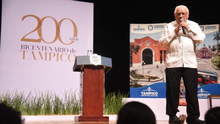 RUMBO AL BICENTENARIO; DESTACA EL ESCRITOR ARMANDO FUENTES AGUIRRE EL DESARROLLO, LIMPIEZA Y SEGURIDAD QUE OFRECE TAMPICO AL TURISMO