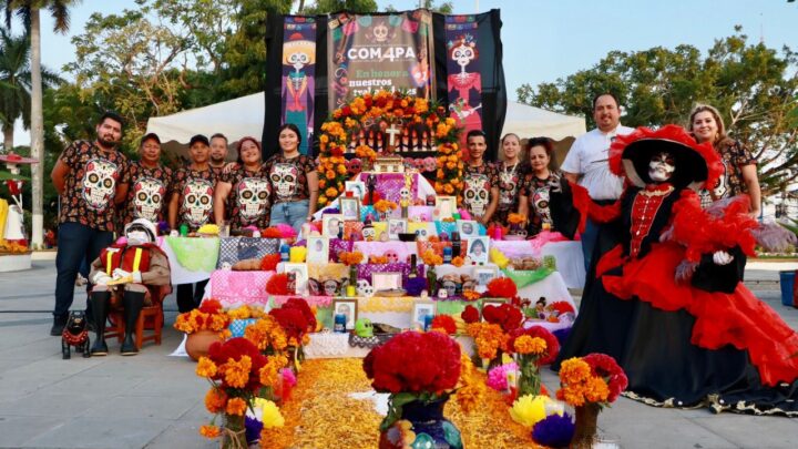 PRESENTE COMAPA ALTAMIRA EN LAS FESTIVIDADES DEL DÍA DE MUERTOS