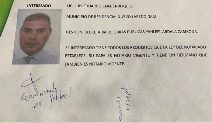 Cancela gobierno otras 3 notarías; una de ellas la gestionó Yahleel Abdala