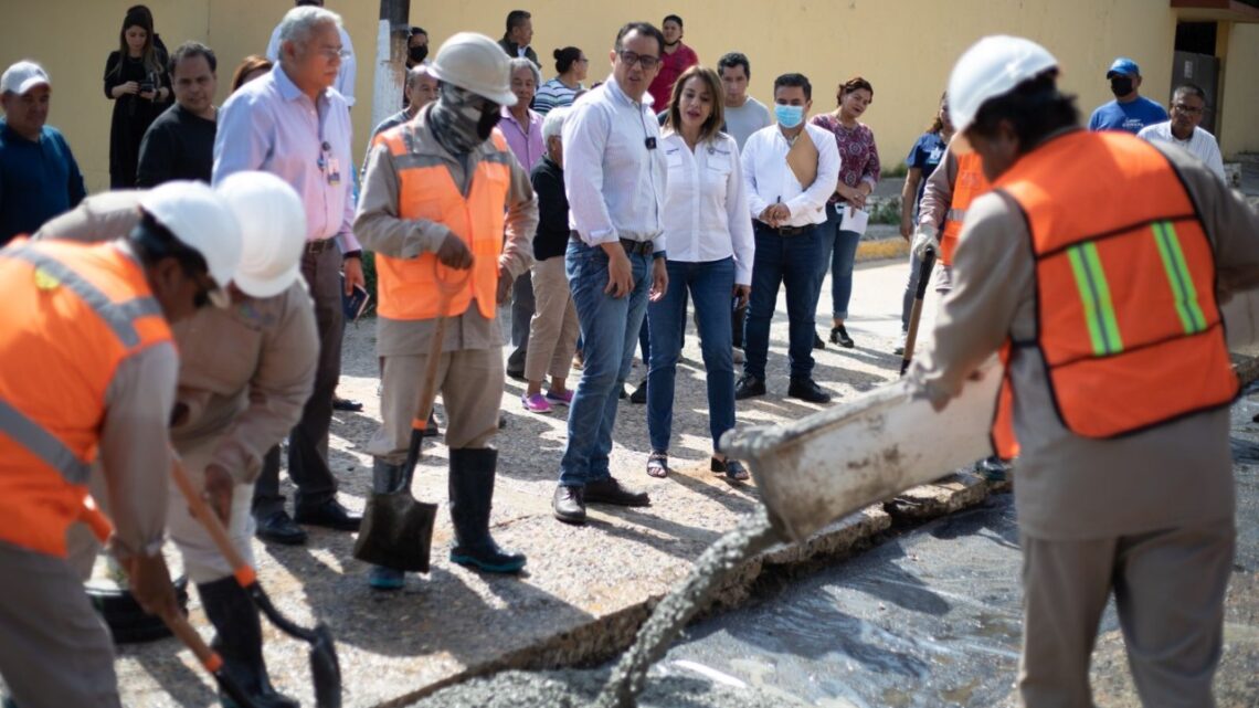 Continúa Comapa Zona Conurbada con intenso programa de pavimentación en obras hidrosanitarias.