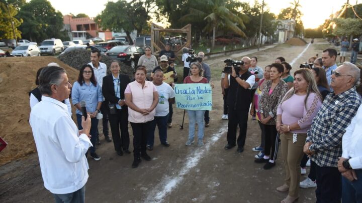 INICIA NUEVA OBRA DE PAVIMENTACIÓN EN LA BORREGUERA