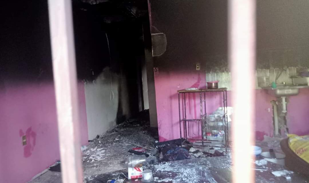 VORAZ INCENDIO DEJA SIN PATRIMONIO A FAMILIA