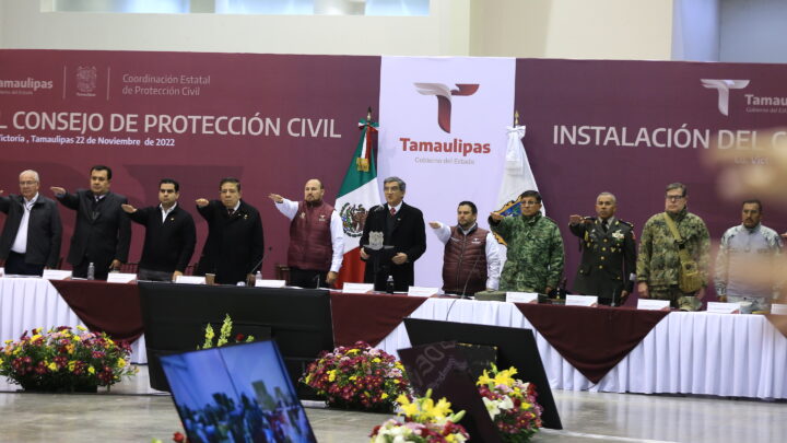 INSTALA GOBERNADOR CONSEJO ESTATAL DE PROTECCIÓN CIVIL