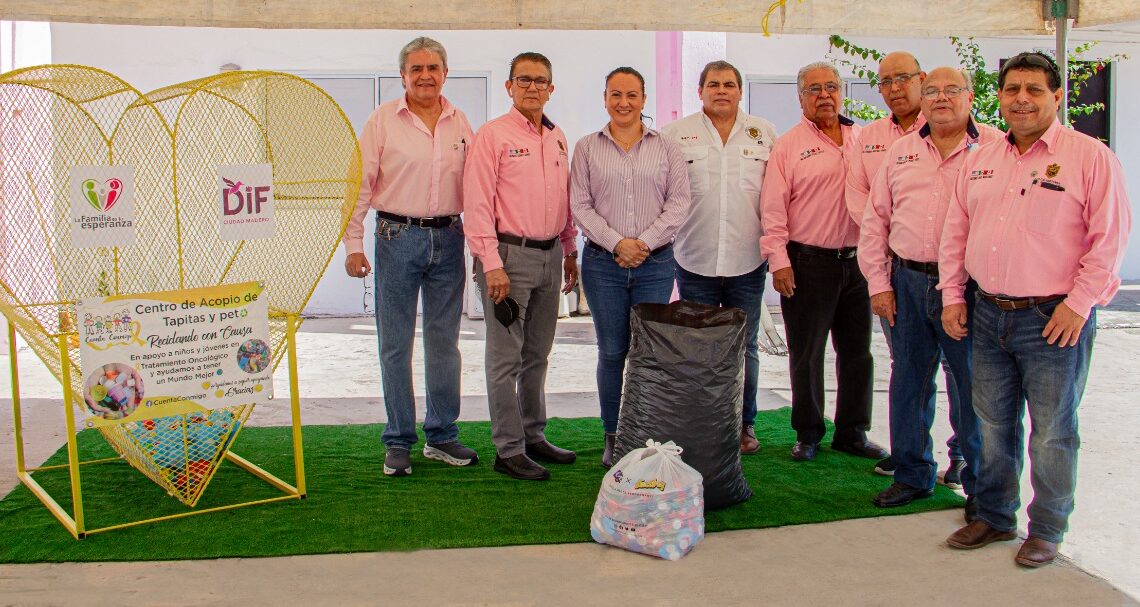 INVITA DIF MADERO A DONAR TAPITAS PARA LA LUCHA CONTRA EL CÁNCER