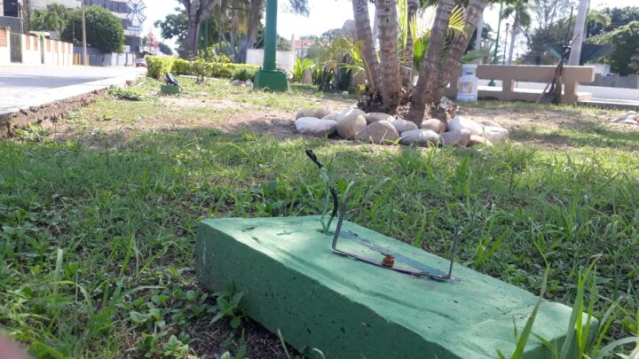 ASISTENTES A PARTIDOS EN ESTADIO TAMAULIPAS VANDALIZAN LUMINARIAS DE PLAZAS PÚBLICAS.
