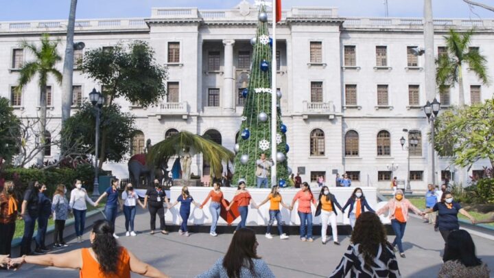 REALIZAN EN TAMPICO CADENA DE SORORIDAD POR LA PROTECCIÓN DE LAS MUJERES