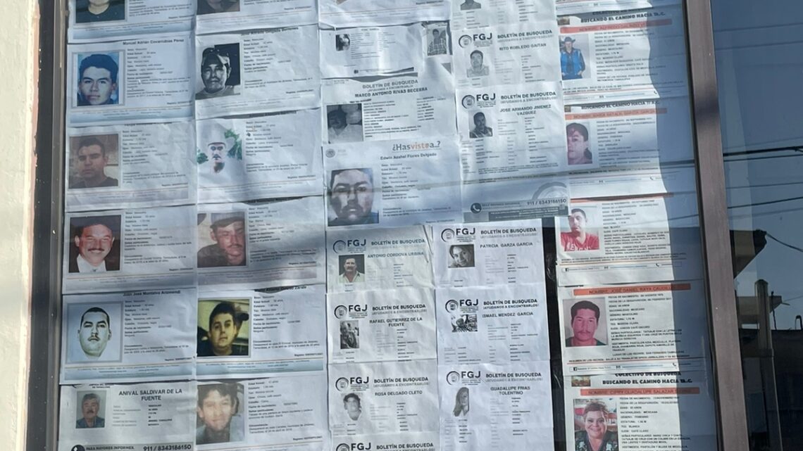 EN PIE DE LUCHA FAMILIARES DE DESAPARECIDOS; PEGAN BOLETINES EN ALTAMIRA