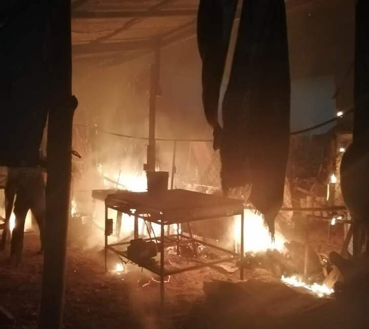 SE INCENDIA TALLER DE CARPINTERIA  EN CEDES CD. VICTORIA