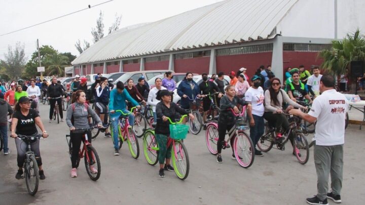 INCENTIVAN LA SALUD DE LAS FAMILIAS ALTAMIRENSES CON RODADAS DOMINICALES EN BICI